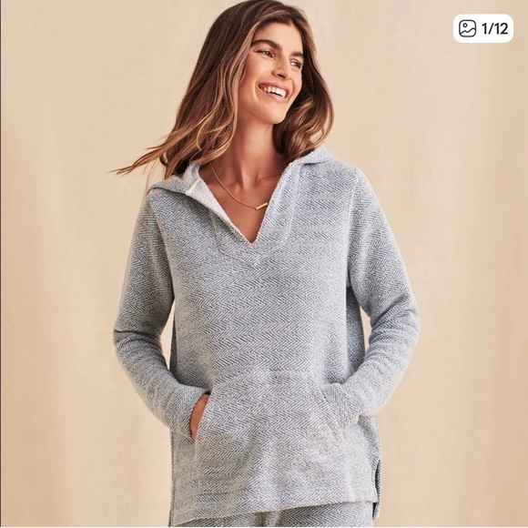 Faherty Tops - Faherty Whitewater Hoodie Women’s Size Small